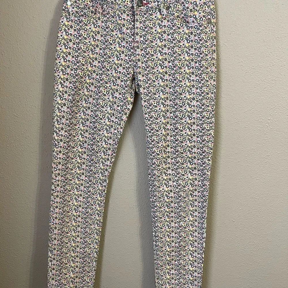 Roxy Skinny Floral Print Boho Jeans
